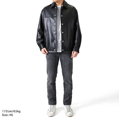EMMETI エンメティ AMADEUS アマデウス レザーコーチジャケット SP LAMB SKIN NAPPA レザージャケット