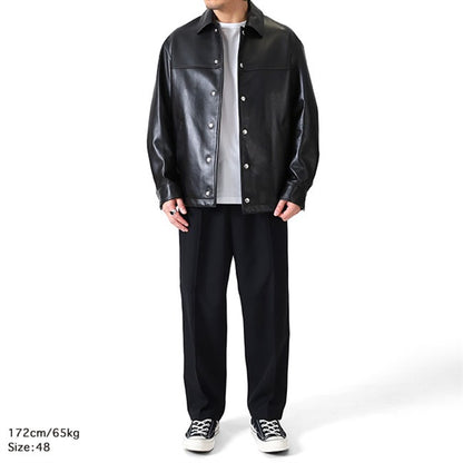 EMMETI エンメティ AMADEUS アマデウス レザーコーチジャケット SP LAMB SKIN NAPPA レザージャケット