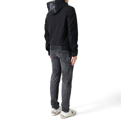 EMMETI エンメティ JURI HOODIE TECH ユリ フーディ テック フード付き レザージャケット