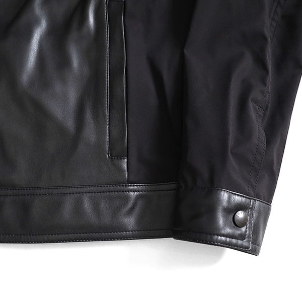 EMMETI エンメティ JURI HOODIE TECH ユリ フーディ テック フード付き レザージャケット