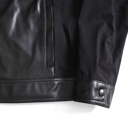 EMMETI エンメティ JURI HOODIE TECH ユリ フーディ テック フード付き レザージャケット
