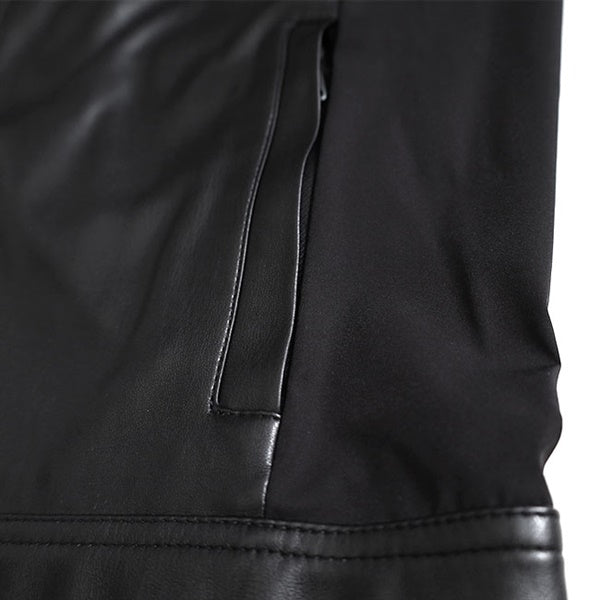 EMMETI エンメティ JURI HOODIE TECH ユリ フーディ テック フード付き レザージャケット