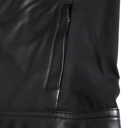 EMMETI エンメティ JURI HOODIE TECH ユリ フーディ テック フード付き レザージャケット
