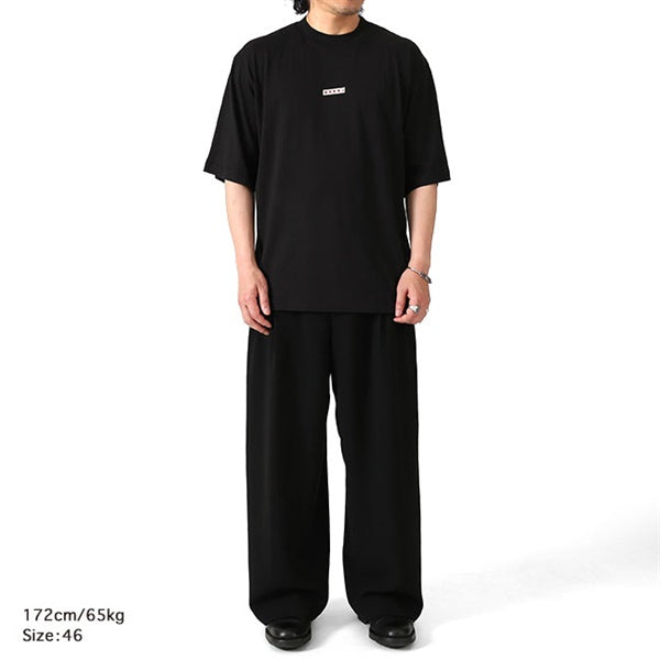 MARNI マルニ オーガニックコットン ロゴTシャツ HUMU0223X6 UTCZ57 **