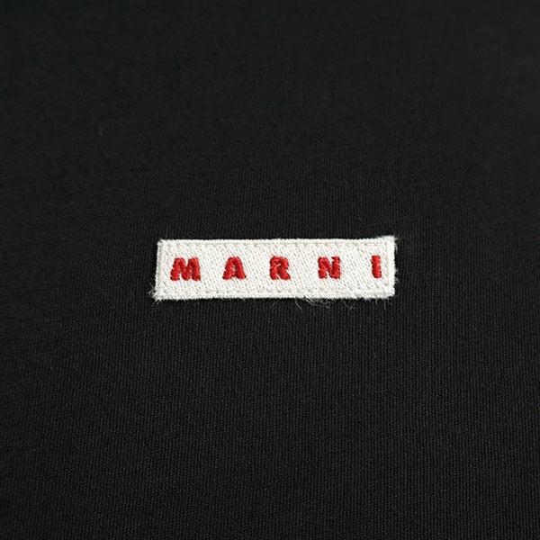 MARNI マルニ オーガニックコットン ロゴTシャツ HUMU0223X6 UTCZ57 **