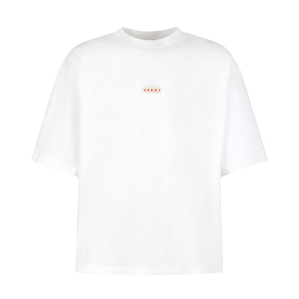MARNI マルニ オーガニックコットン ロゴTシャツ HUMU0223X6 UTCZ57 **