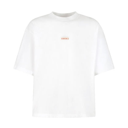 MARNI マルニ オーガニックコットン ロゴTシャツ HUMU0223X6 UTCZ57 **