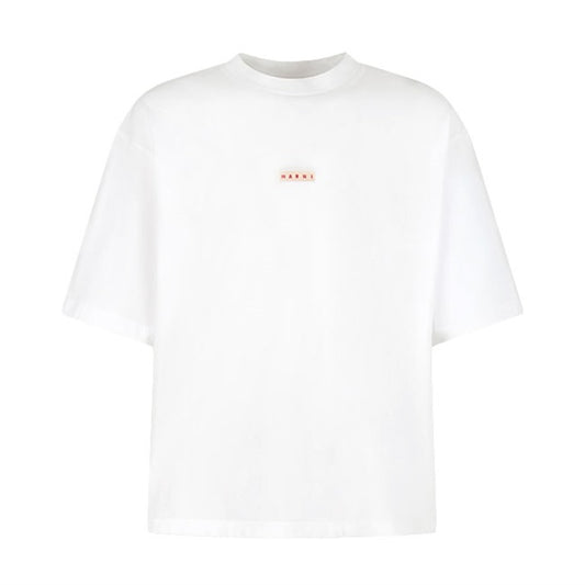 MARNI マルニ オーガニックコットン ロゴTシャツ HUMU0223X6 UTCZ57 **