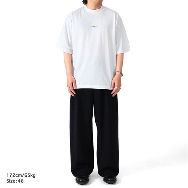 MARNI マルニ オーガニックコットン ロゴTシャツ HUMU0223X6 UTCZ57 **