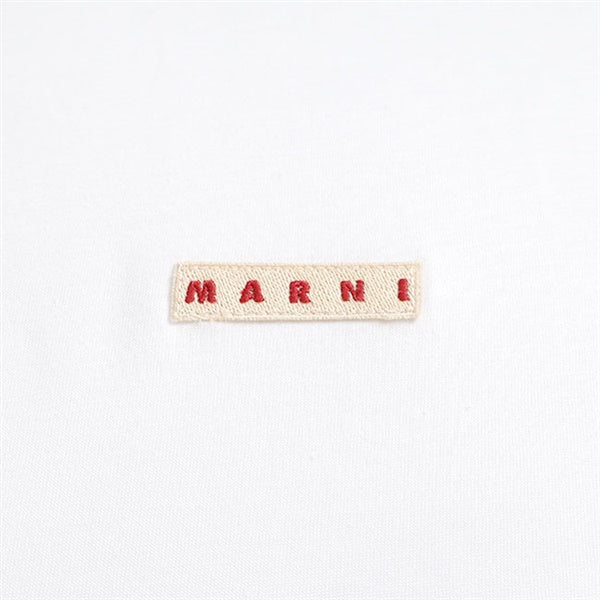 MARNI マルニ オーガニックコットン ロゴTシャツ HUMU0223X6 UTCZ57 **