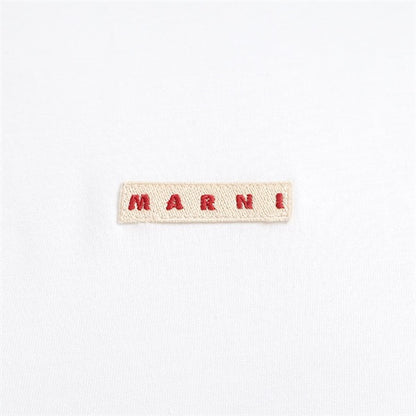 MARNI マルニ オーガニックコットン ロゴTシャツ HUMU0223X6 UTCZ57 **