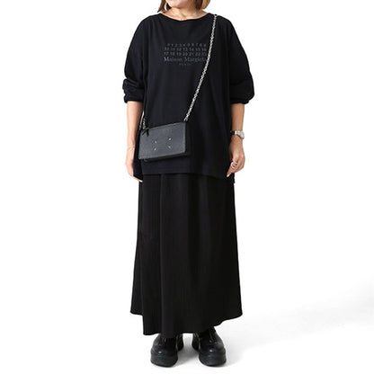 [SALE] Maison Margiela メゾンマルジェラ グレインレザー チェーン ウォレット SA1VL0038 P4455 黒 長財布 ショルダーポーチ ギフト プレゼント **