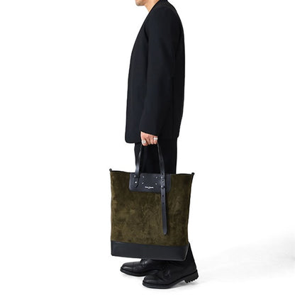 Maison Margiela メゾンマルジェラ スエード×レザー トートバッグ SB1WC0024 P8610 ショルダーバッグ ショッピングバッグ