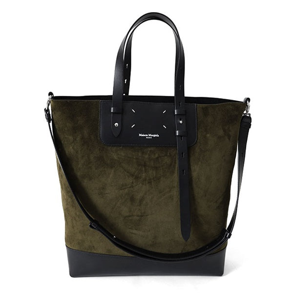 Maison Margiela メゾンマルジェラ スエード×レザー トートバッグ SB1WC0024 P8610 ショルダーバッグ ショッピングバッグ