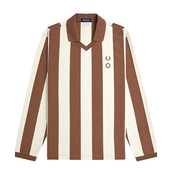 FRED PERRY X CRAIG GREEN フレッドペリー クレイググリーン ストライプ ロングポロシャツ SM1142