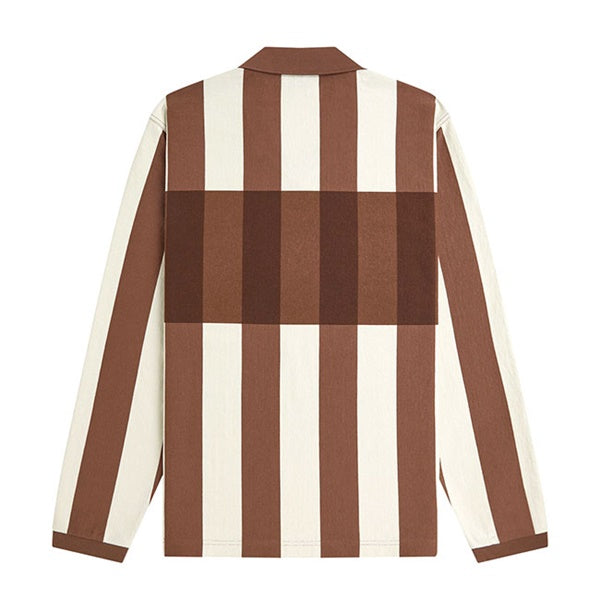 FRED PERRY X CRAIG GREEN フレッドペリー クレイググリーン ストライプ ロングポロシャツ SM1142