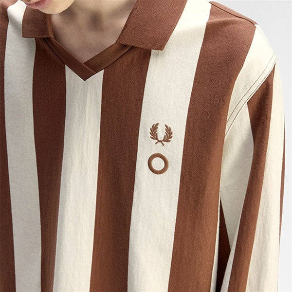 FRED PERRY X CRAIG GREEN フレッドペリー クレイググリーン ストライプ ロングポロシャツ SM1142
