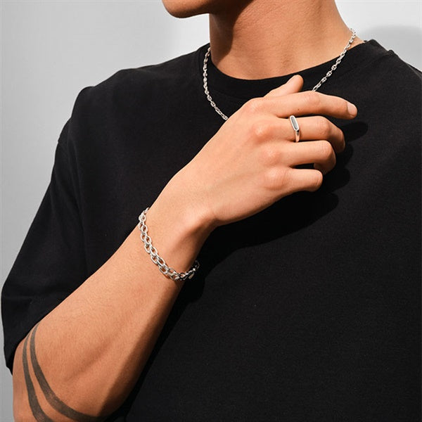 TOMWOOD トムウッド Vintage Bracelet 8.3inch シルバー ヴィンテージ チェーン ブレスレット 101137 **