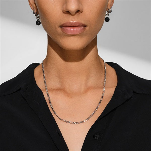TOMWOOD トムウッド Bo Chain Medium -18inch ボーチェーン ミディアム シルバー ネックレス 101263 **