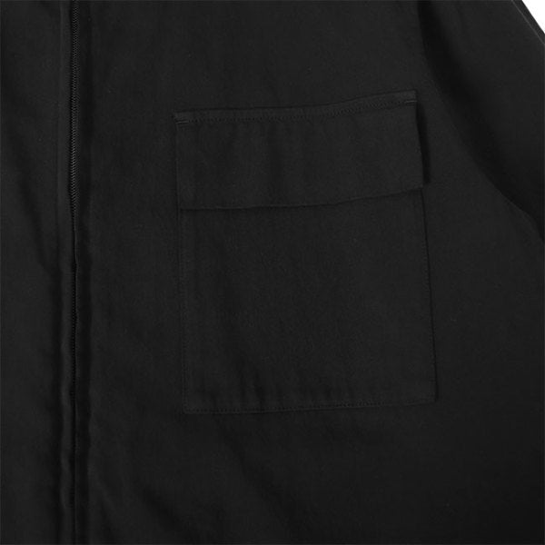 ATON エイトン コットンボイル サテン ジップジャケット JKAGCW0702