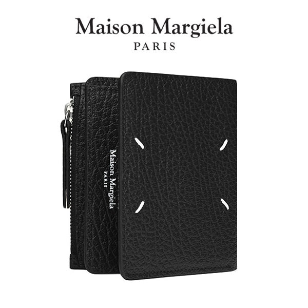 Maison Margiela メゾンマルジェラ グレイニーレザー フリップフラップ ウォレット SA1UI0023 P4455