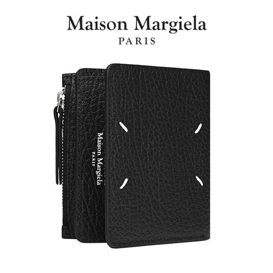Maison Margiela メゾンマルジェラ グレイニーレザー フリップフラップ ウォレット SA1UI0023 P4455