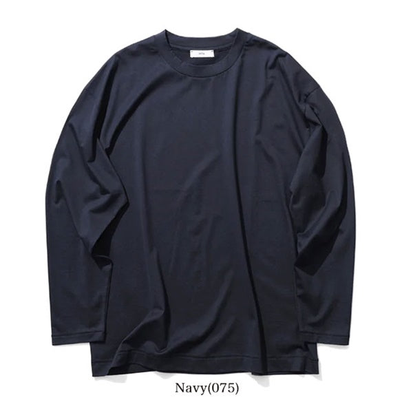 ATON エイトン SUVIN 60/2 スビンコットン オーバーサイズ ロンT 0018 **