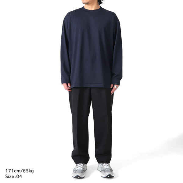 ATON エイトン SUVIN 60/2 スビンコットン オーバーサイズ ロンT 0018 **