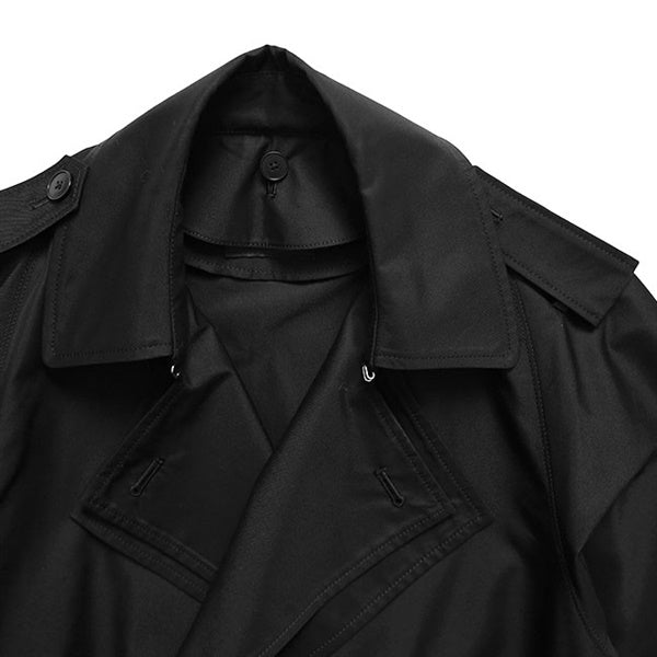 08sircus ゼロエイトサーカス ギザコットン ショート トレンチコート S26SS-OT04