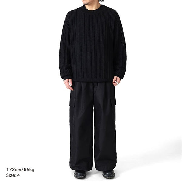 08sircus ゼロエイトサーカス ギザコットン カーゴタックパンツ S26SS-PT01