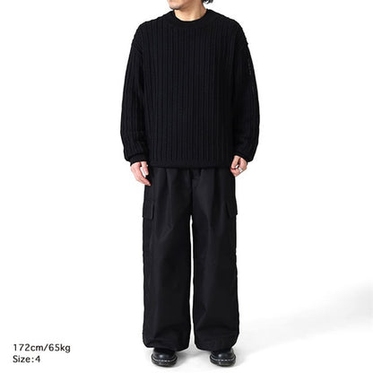 08sircus ゼロエイトサーカス ギザコットン カーゴタックパンツ S26SS-PT01