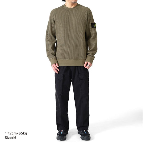 STONE ISLAND ストーンアイランド ワッフル スウェットシャツ 6100056