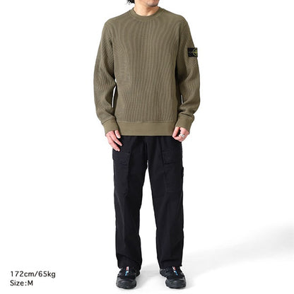 STONE ISLAND ストーンアイランド ワッフル スウェットシャツ 6100056