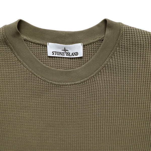 STONE ISLAND ストーンアイランド ワッフル スウェットシャツ 6100056