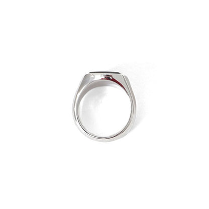 TOMWOOD トムウッド Oval Polished Black Onyx オーバル ポリッシュ ブラック オニキス リング 100840M **