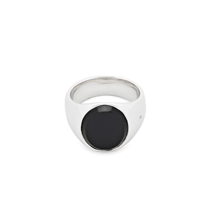 TOMWOOD Oval Polished Black Onyx 100840M **