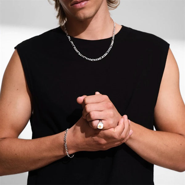 TOMWOOD トムウッド Bo Bracelet Thick シルバー チェーン ブレスレット 101270 **