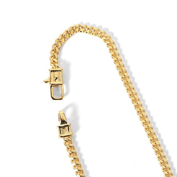 TOMWOOD トムウッド Curb Bracelet M Gold ゴールド チェーンブレスレット 100258 金 **