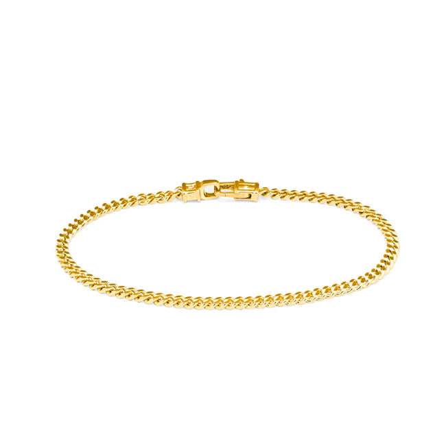 TOMWOOD Curb Bracelet M Gold 100258 **