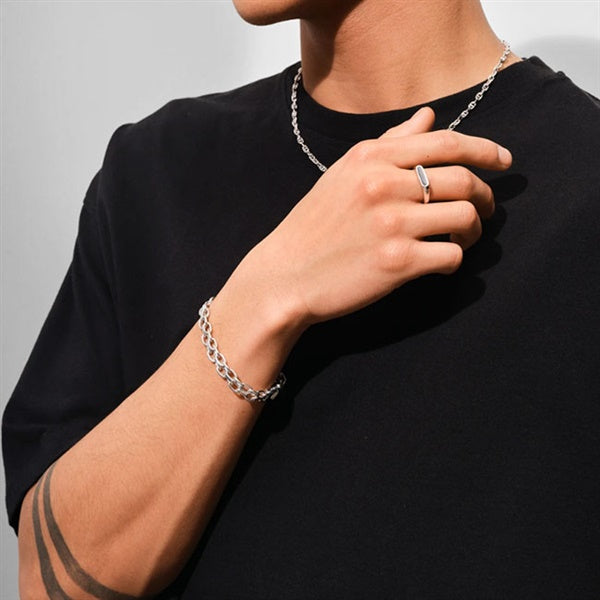 TOMWOOD トムウッド Vintage Bracelet 7.7 inch シルバー ヴィンテージ チェーン ブレスレット 101137 **