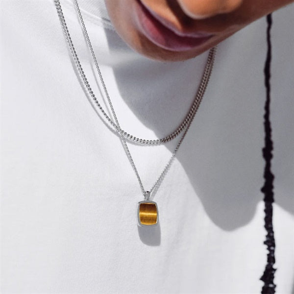 TOMWOOD トムウッド Cushion Pendant Tiger Eye 21.5 inch クッション ペンダント タイガーアイ ネックレス 100364 **