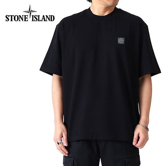 STONE ISLAND ストーンアイランド ガーメントダイ コンパスロゴ Tシャツ K1S152100034 S0115 **