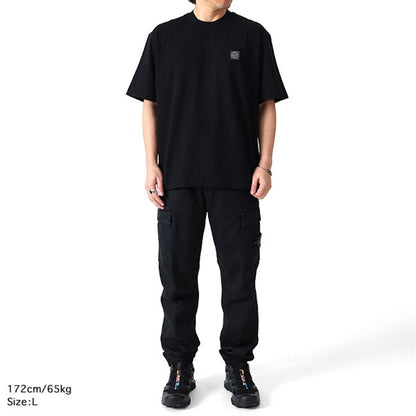 STONE ISLAND ストーンアイランド ガーメントダイ コンパスロゴ Tシャツ K1S152100034 S0115 **