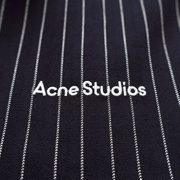 Acne Studios アクネストゥディオズ パッチワーク ピンストライプジャケット FN-MN-OUTW001281