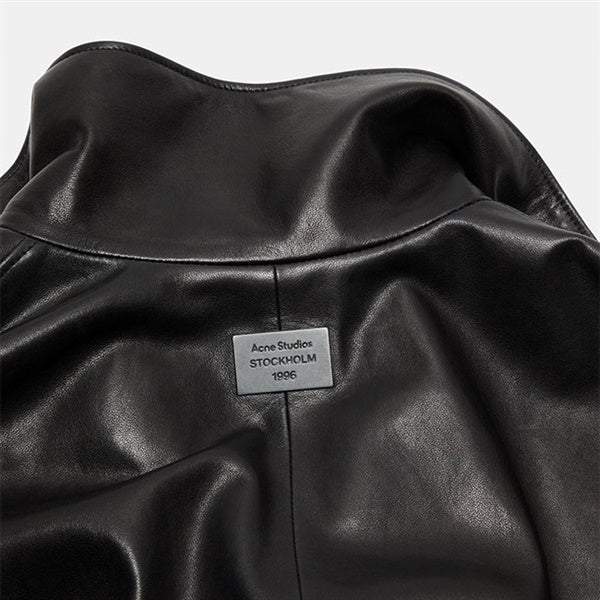 Acne Studios アクネストゥディオズ スタンドカラー レザージャケット FN-WN-LEAT000434