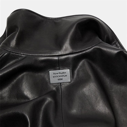 Acne Studios アクネストゥディオズ スタンドカラー レザージャケット FN-WN-LEAT000434