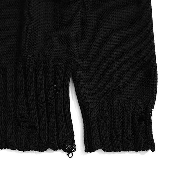 MARNI マルニ クルーネック ダメージ コットンニットセーター GCMG0210A0 UFC652