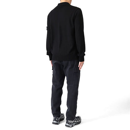 Stone Island ストーンアイランド MAGLIA RWS ラムウール ハイゲージ ニットポロシャツ 8115502C4