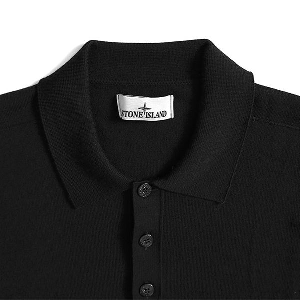 Stone Island ストーンアイランド MAGLIA RWS ラムウール ハイゲージ ニットポロシャツ 8115502C4