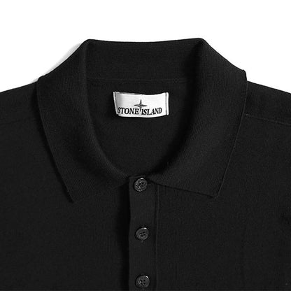 Stone Island ストーンアイランド MAGLIA RWS ラムウール ハイゲージ ニットポロシャツ 8115502C4